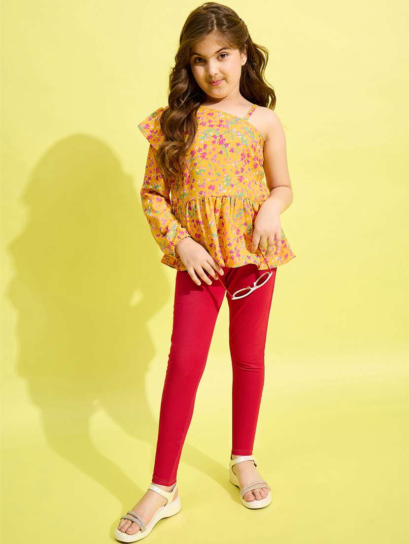 girls floral printed full length set - 21158399 -  Standard Image - 2