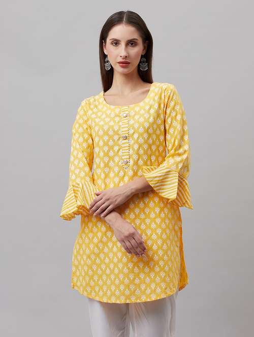 women printed a-line kurti - 21161187 -  Standard Image - 0