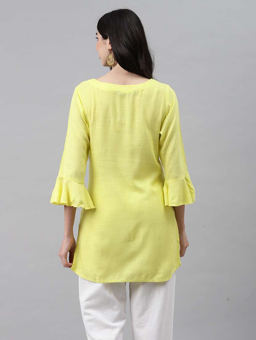 women embellished straight kurti - 21161222 - Standard Image - 2