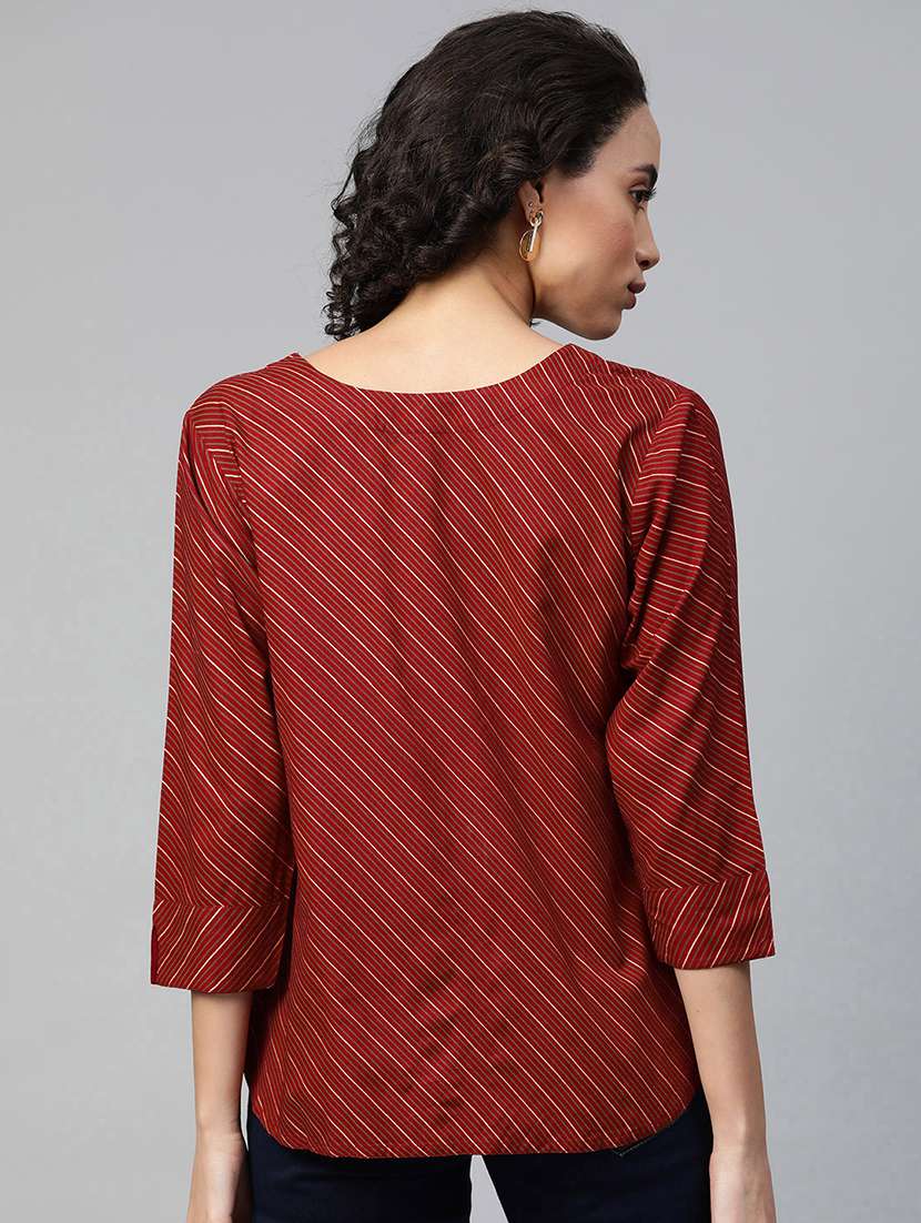 women printed straight kurti - 21161225 - Standard Image - 2