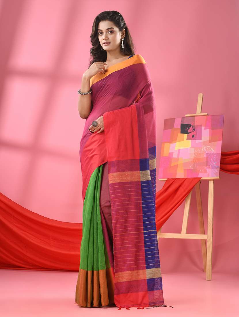 women self design handloom saree - 21161834 - Standard Image - 2