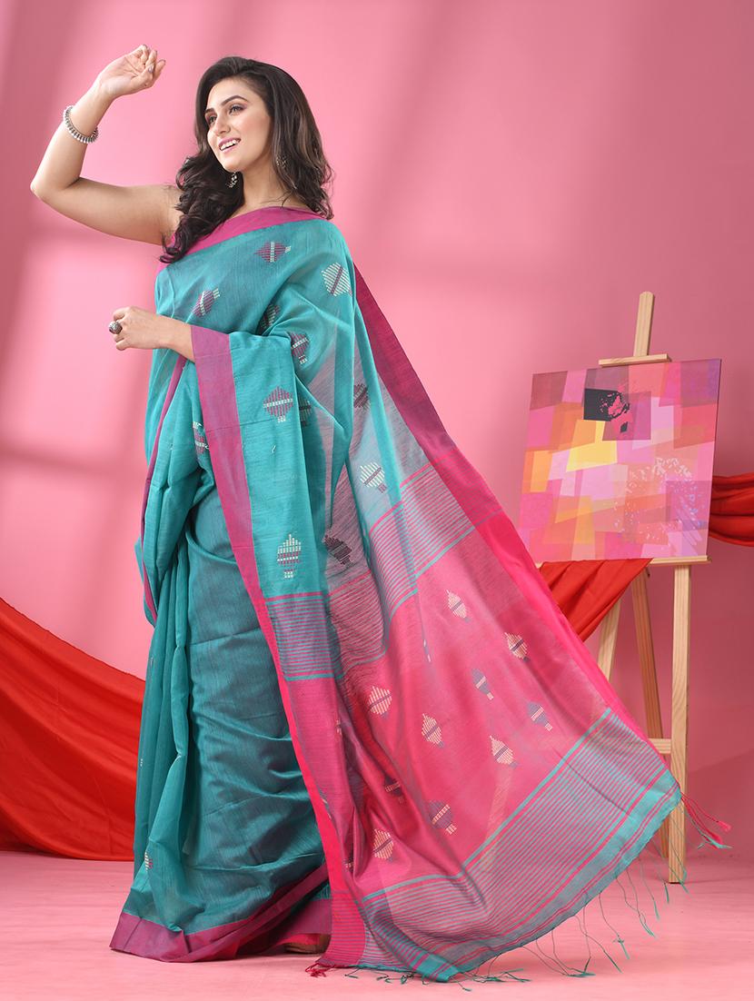 women self design handloom saree - 21161880 - Standard Image - 2
