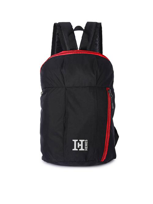 black color block regular backpack - 21167334 -  Standard Image - 0