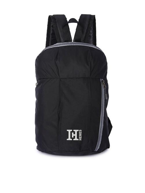 black color block regular backpack - 21167335 - Standard Image - 0