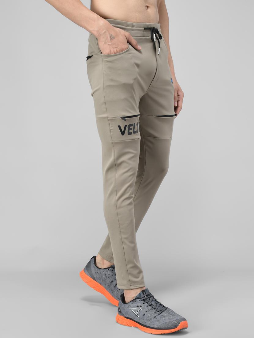 men placement print lycra ankle length track pant - 21167343 - Standard Image - 2