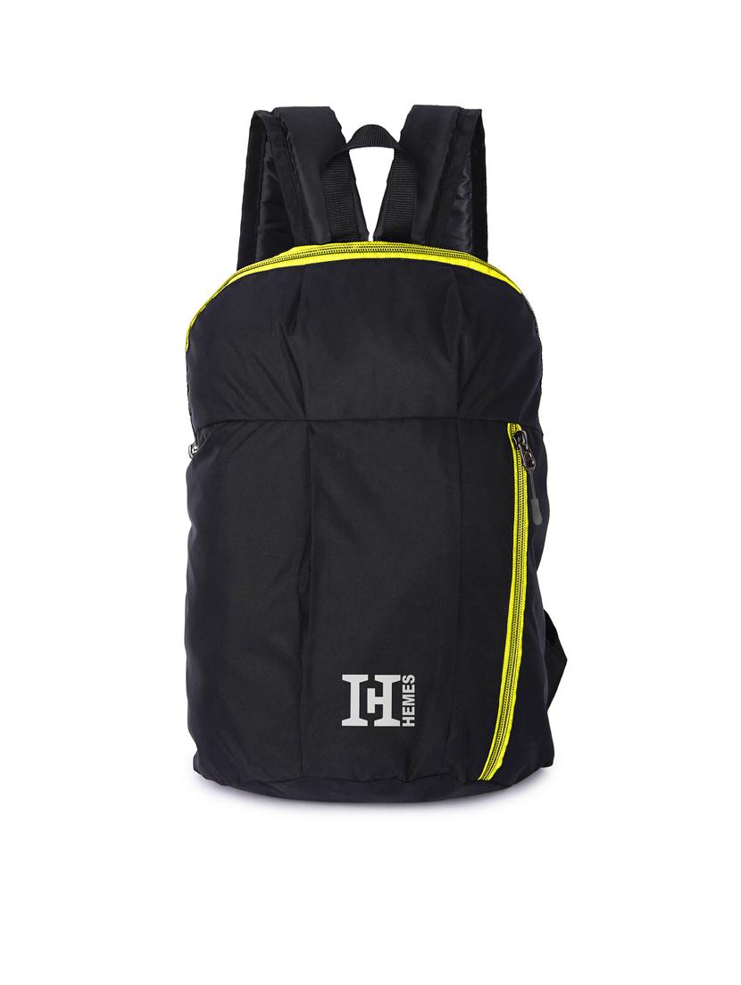 black color block regular backpack - 21167361 -  Zoom Image - 0