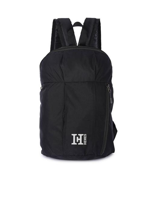 black color block regular backpack - 21167364 -  Standard Image - 0