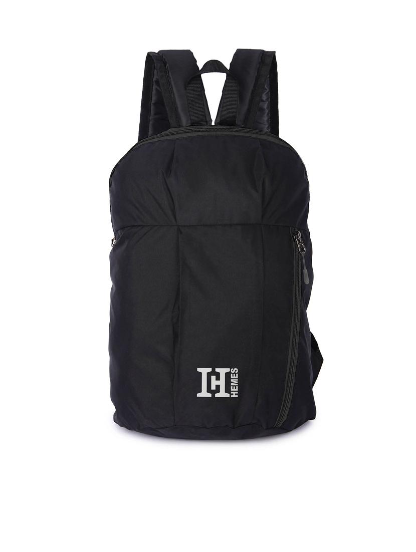 black color block regular backpack - 21167364 -  Zoom Image - 0