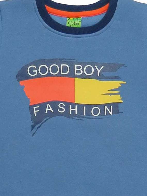 boys round neck printed sweatshirt - 21167949 - Standard Image - 2