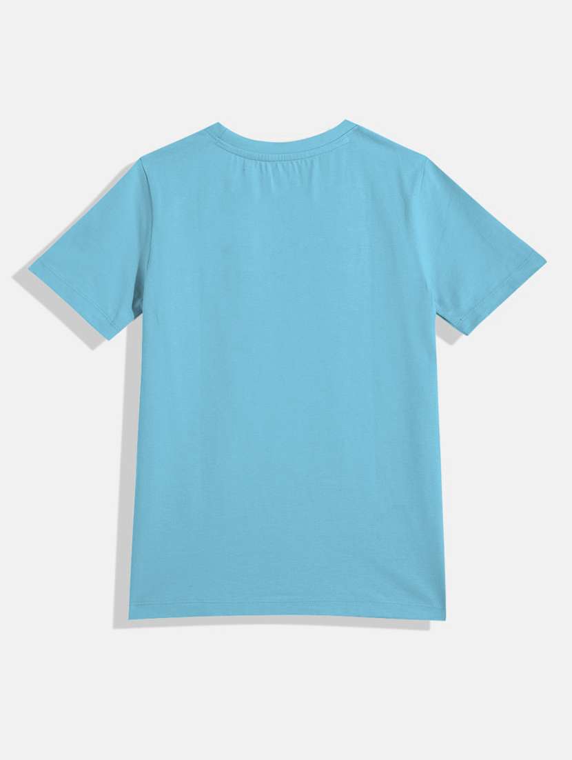 boys round neck printed t-shirt - 21168379 -  Standard Image - 2