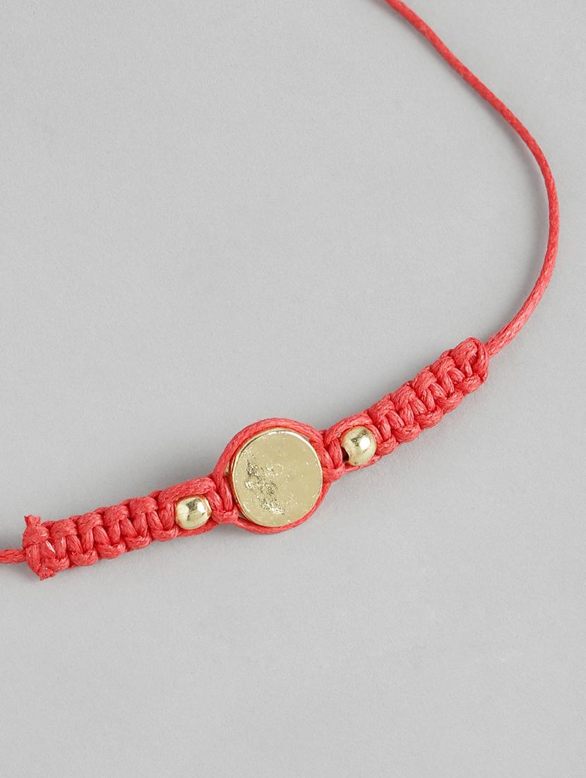 red metal links bracelet - 21169989 - Standard Image - 2