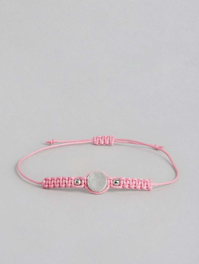 pink metal links bracelet