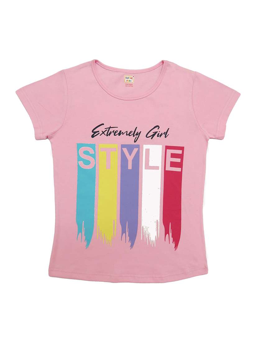 girls pack of 2 cotton tees - 21170169 - Standard Image - 2