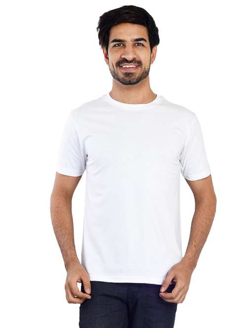 men round neck plain t-shirt - 21170184 -  Standard Image - 0