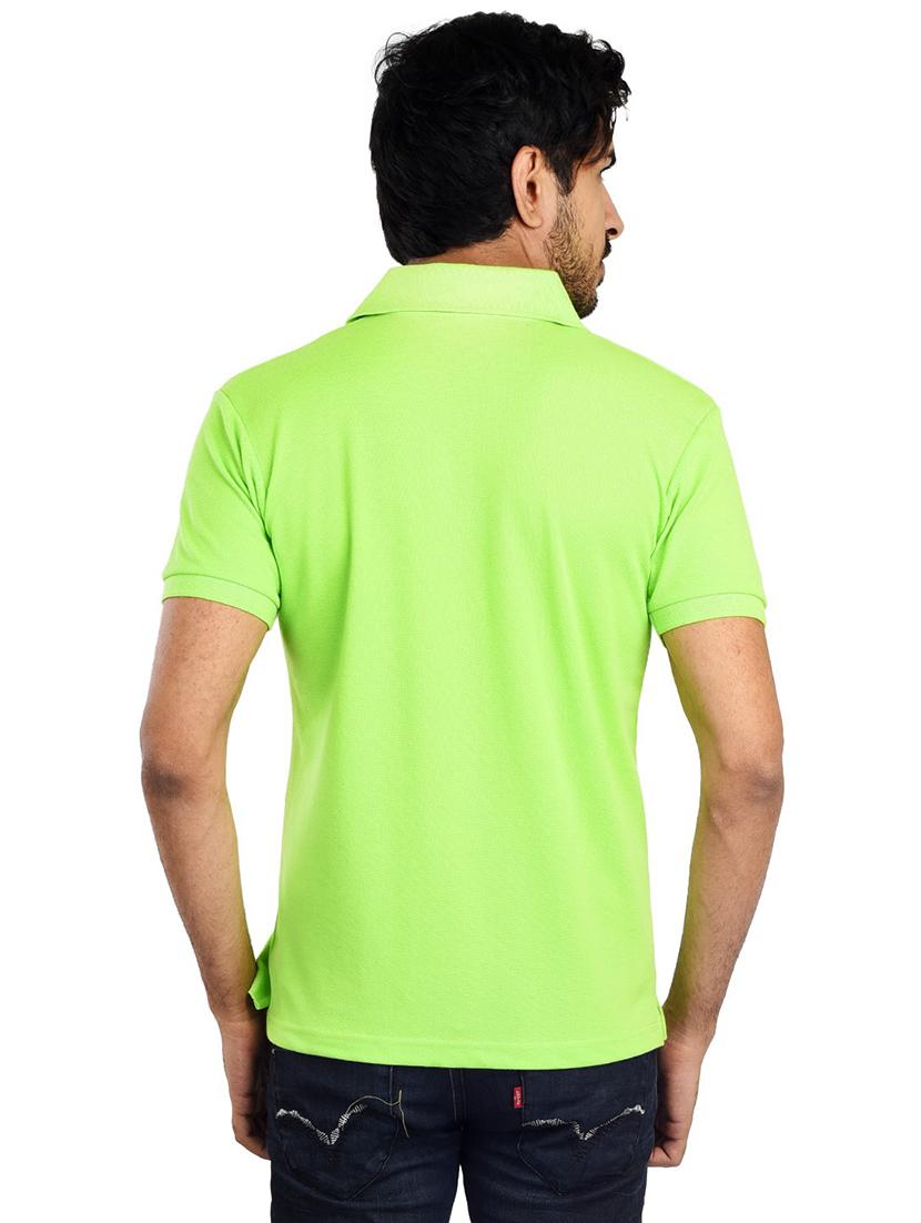 men polo neck plain t-shirt - 21170205 - Standard Image - 2