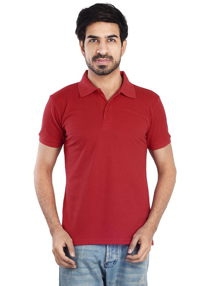 men polo neck plain t-shirt - 21170210 - Zoom Image - 0
