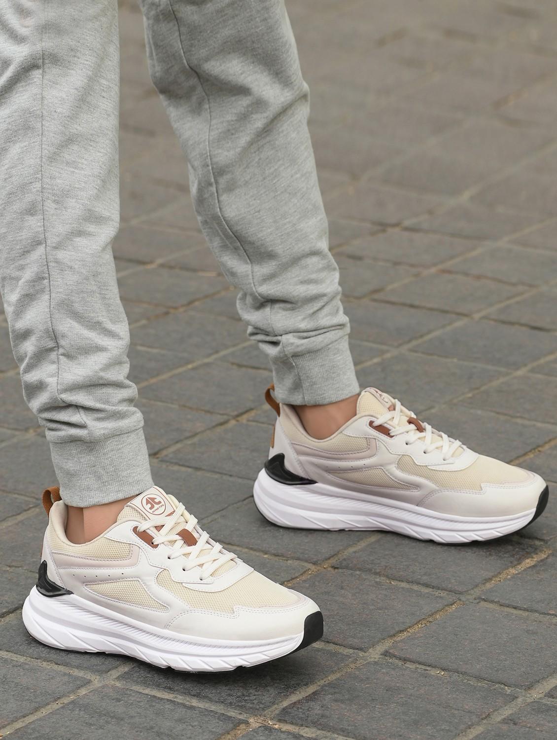 men solid lace up sport shoe - 21170403 - Standard Image - 7