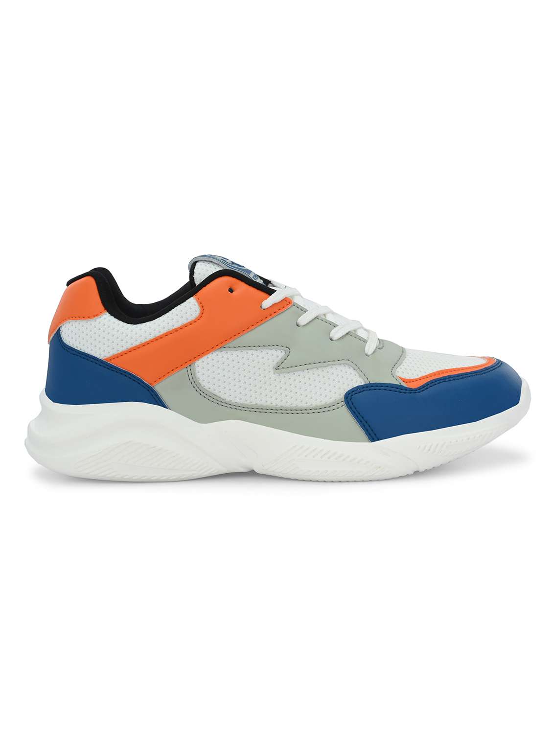 Multi Colored Mesh Laceup Sports Shoes