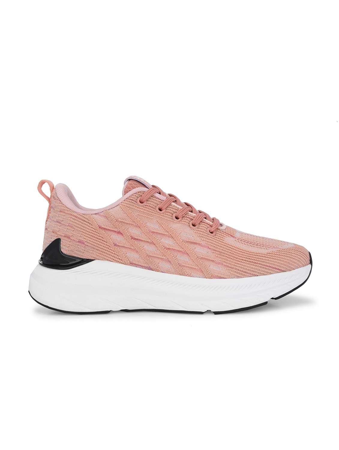 peach flyknit laceup sports shoes - 21170448 -  Standard Image - 2
