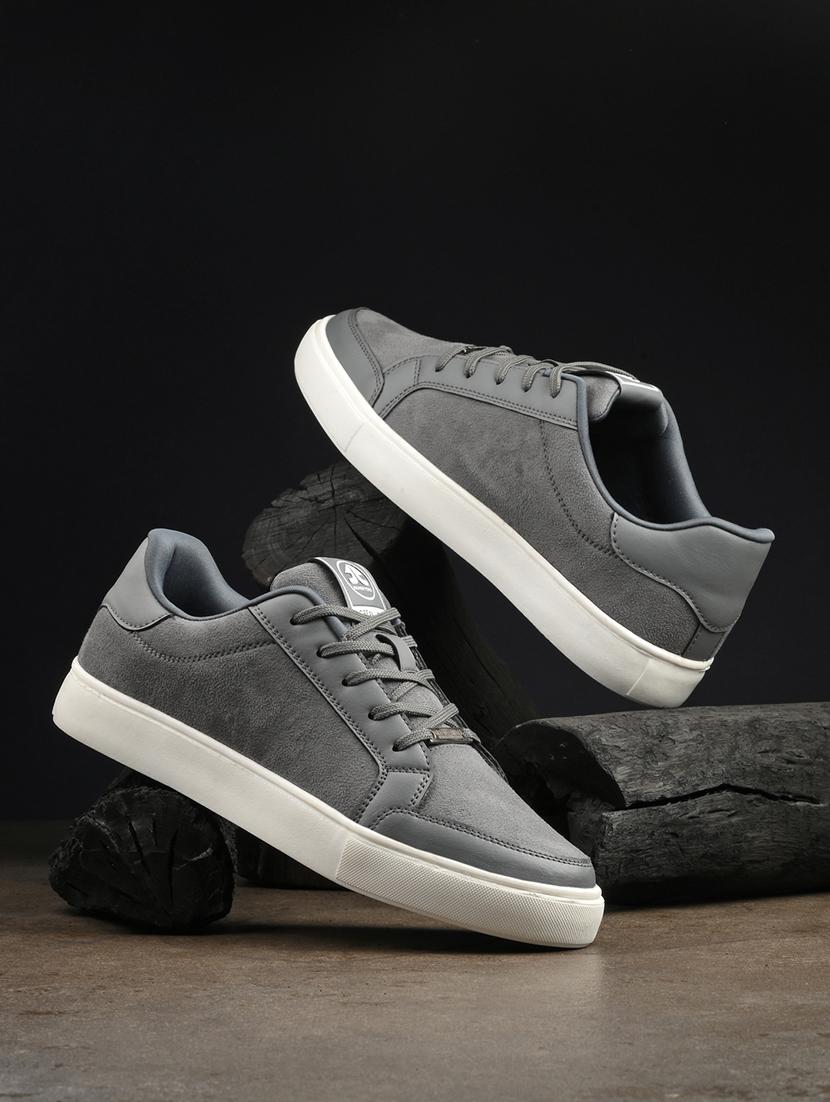 men solid lace up sneaker - 21170506 -  Zoom Image - 0
