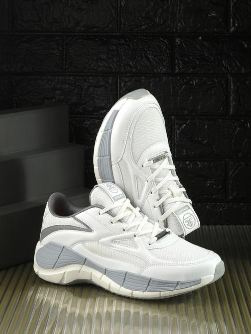 men white lace up sport shoe - 21170510 -  Standard Image - 0