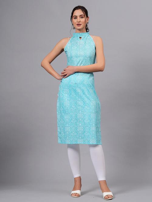 women printed straight kurta - 21171025 - Standard Image - 0