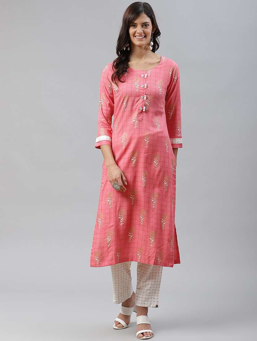women floral print kurta pant set - 21171083 - Standard Image - 2