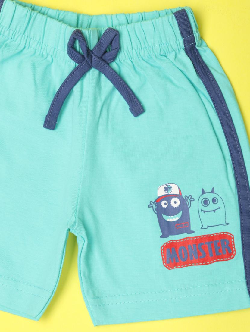 set of 2 kids multi colored cotton shorts - 21172341 - Standard Image - 2