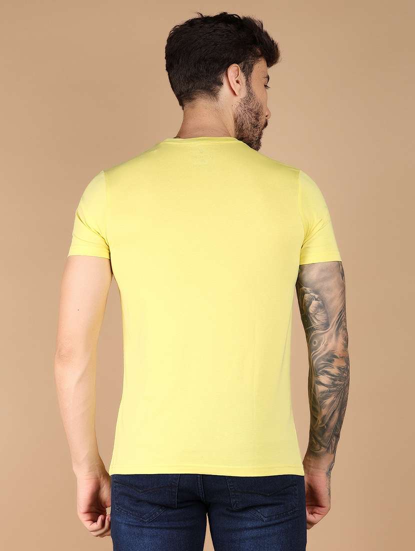 men solid round neck t-shirt - 21172389 -  Standard Image - 2