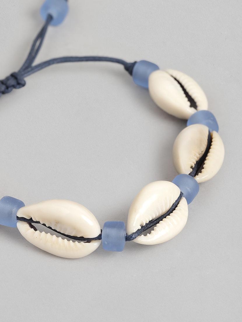 blue metal beaded bracelet - 21173224 - Standard Image - 2