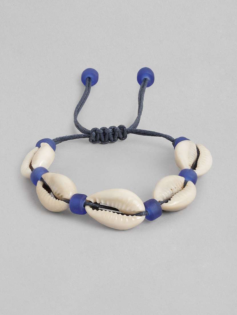 white metal beaded bracelet - 21173229 -  Zoom Image - 0