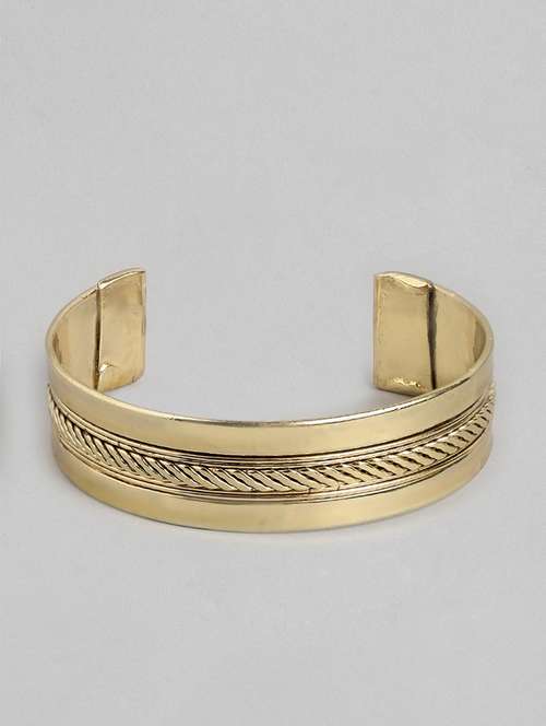 gold metal bangle bracelet - 21173236 -  Standard Image - 0