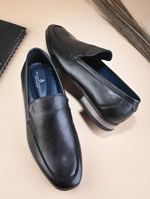 black pvc slip on moccasins - 21173344 -  Standard Image - 0