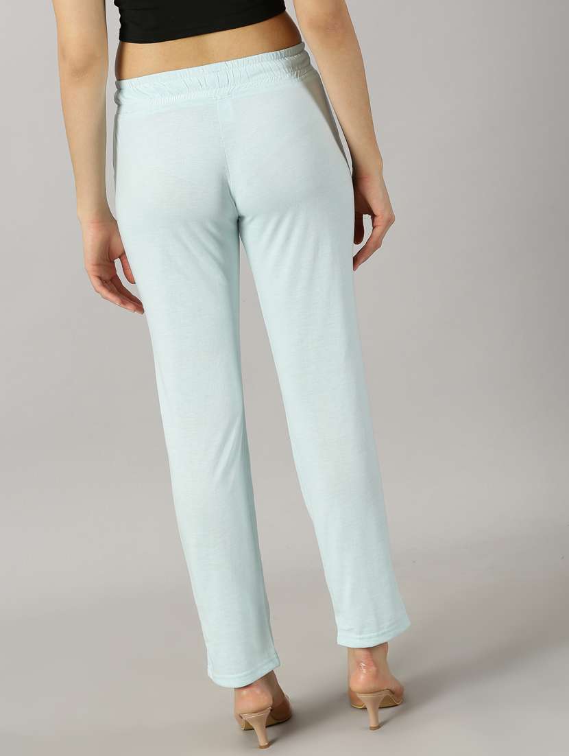light blue polyester track pant - 21173877 - Standard Image - 2
