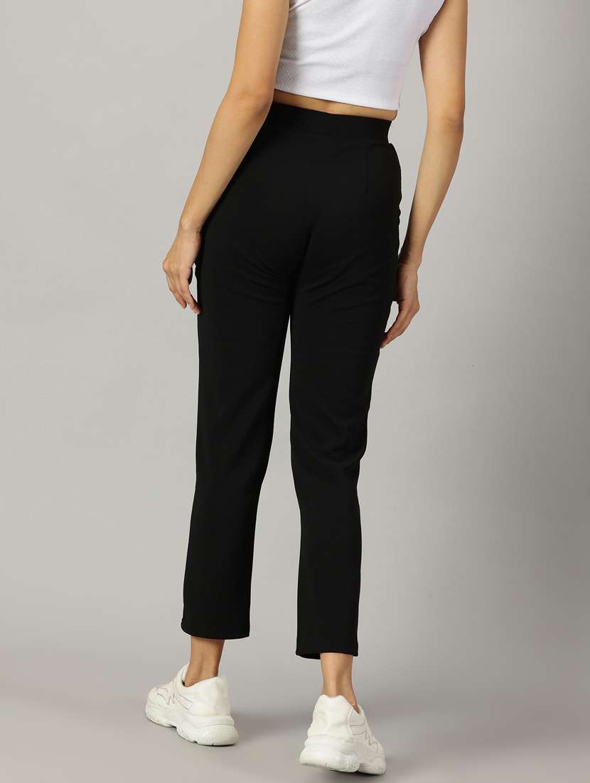 Women Solids Skinny Fit Chinos Trousers - 21173916 -  Standard Image - 2