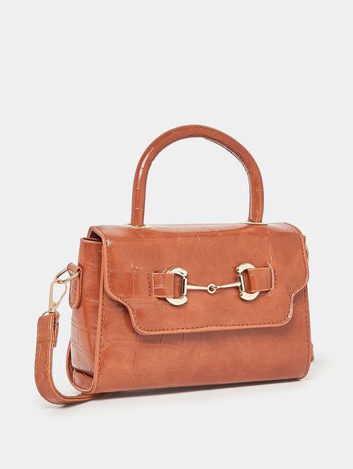 women textured leather handbag - 21174689 -  Standard Image - 0