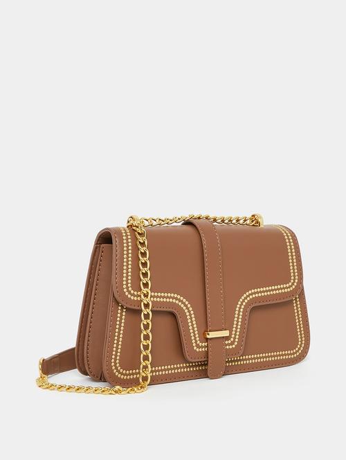women leather sling bag - 21174701 - Standard Image - 0