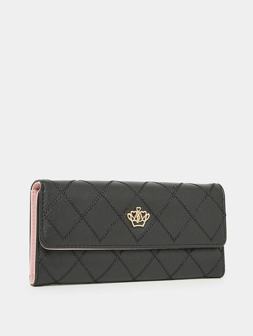 black synthetic leather wallet - 21174708 -  Standard Image - 0