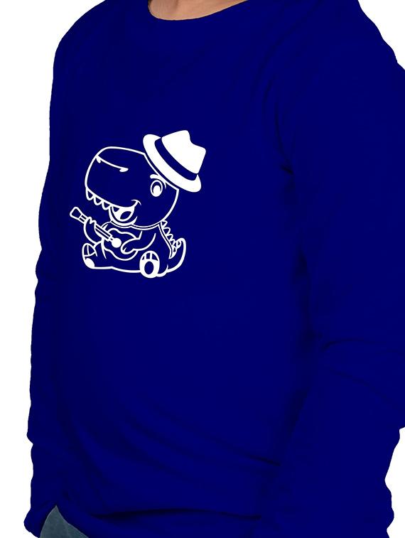 blue cotton blend t-shirt - 21175056 - Standard Image - 2