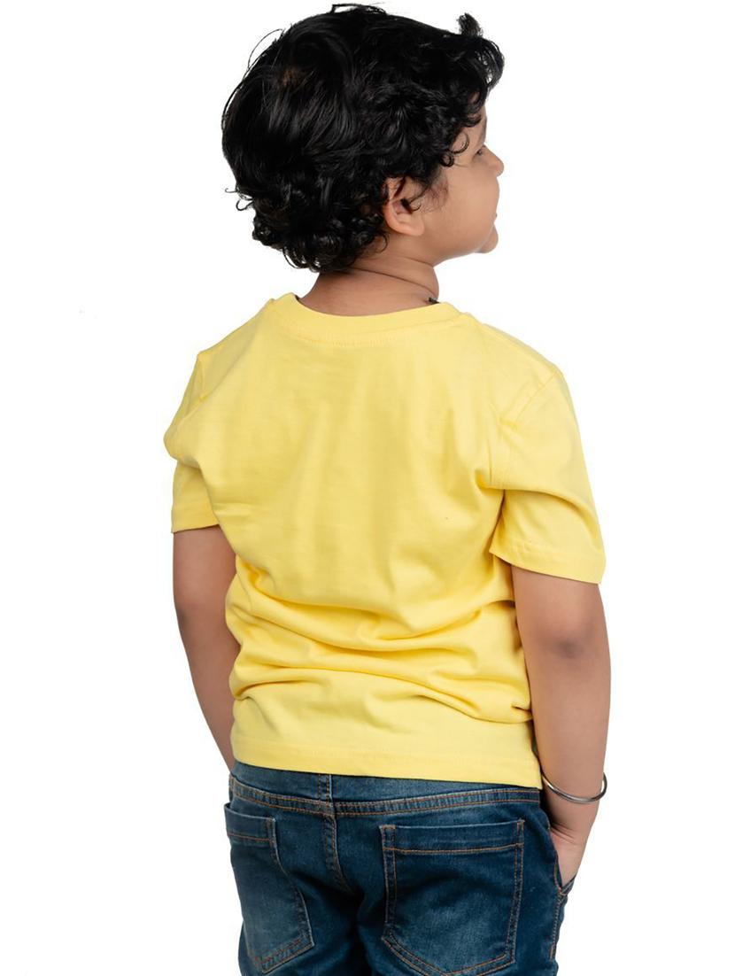 unisex round neck printed t-shirt - 21175419 - Standard Image - 2