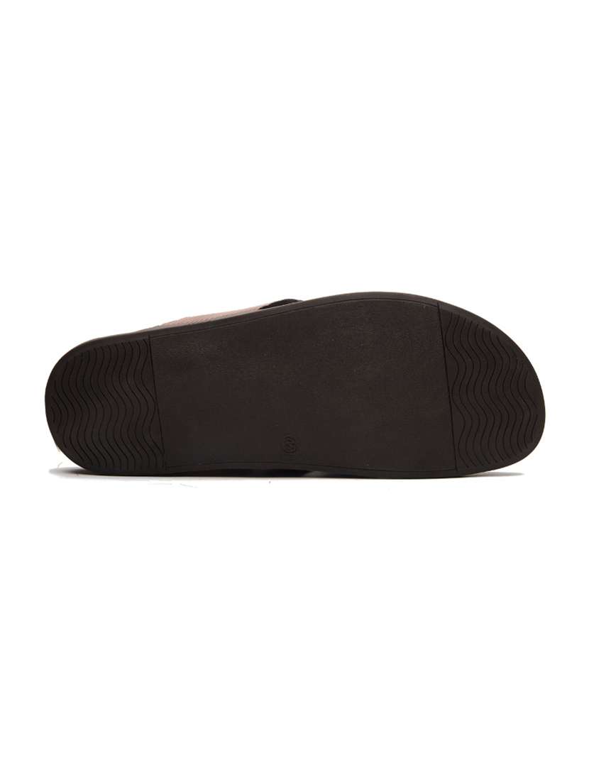 tan brown slip on slippers - 21176460 - Standard Image - 7