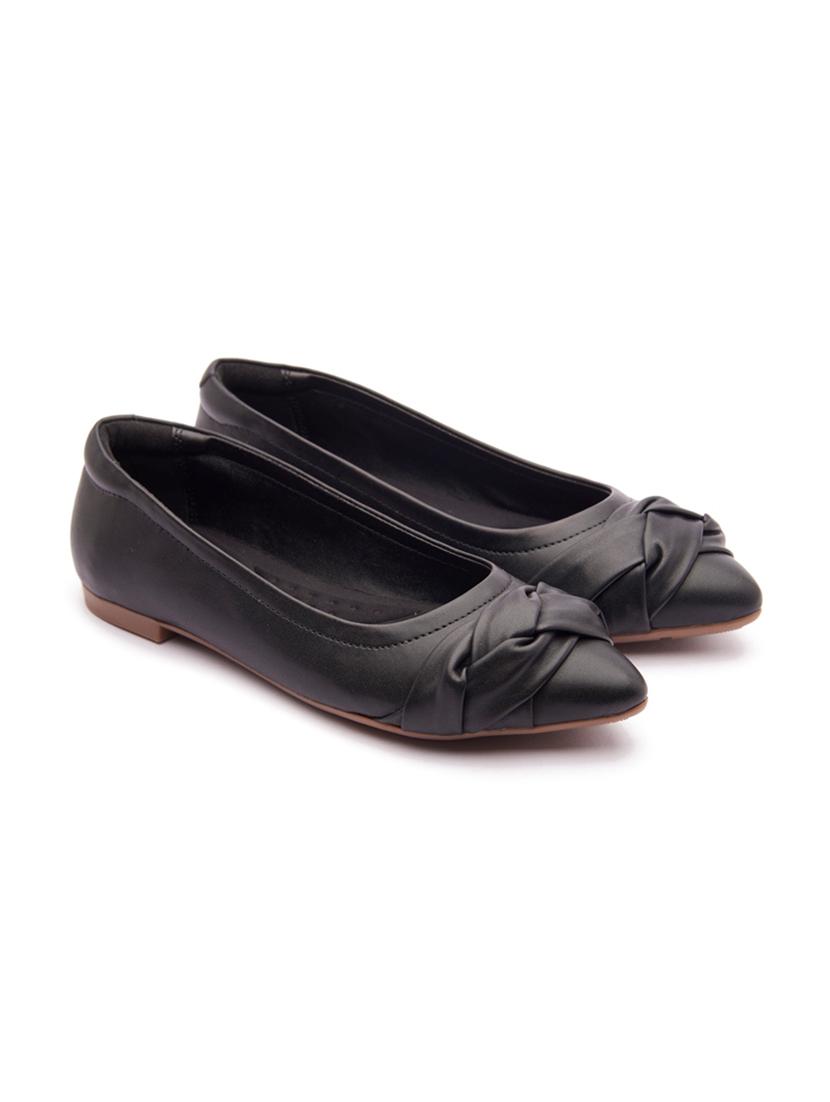 women black slip on ballerina - 21176492 -  Zoom Image - 0
