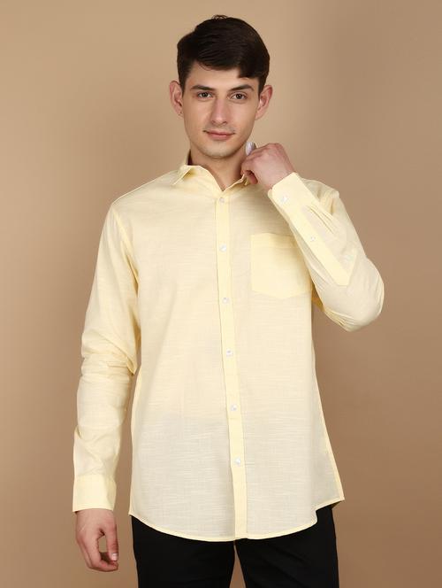 men collared long sleeves casual shirt - 21177088 -  Standard Image - 0