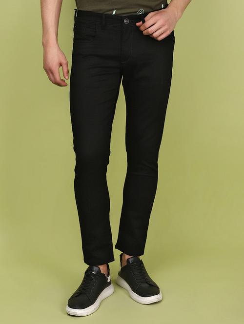 men mid rise plain denim jeans - 21177115 -  Standard Image - 0