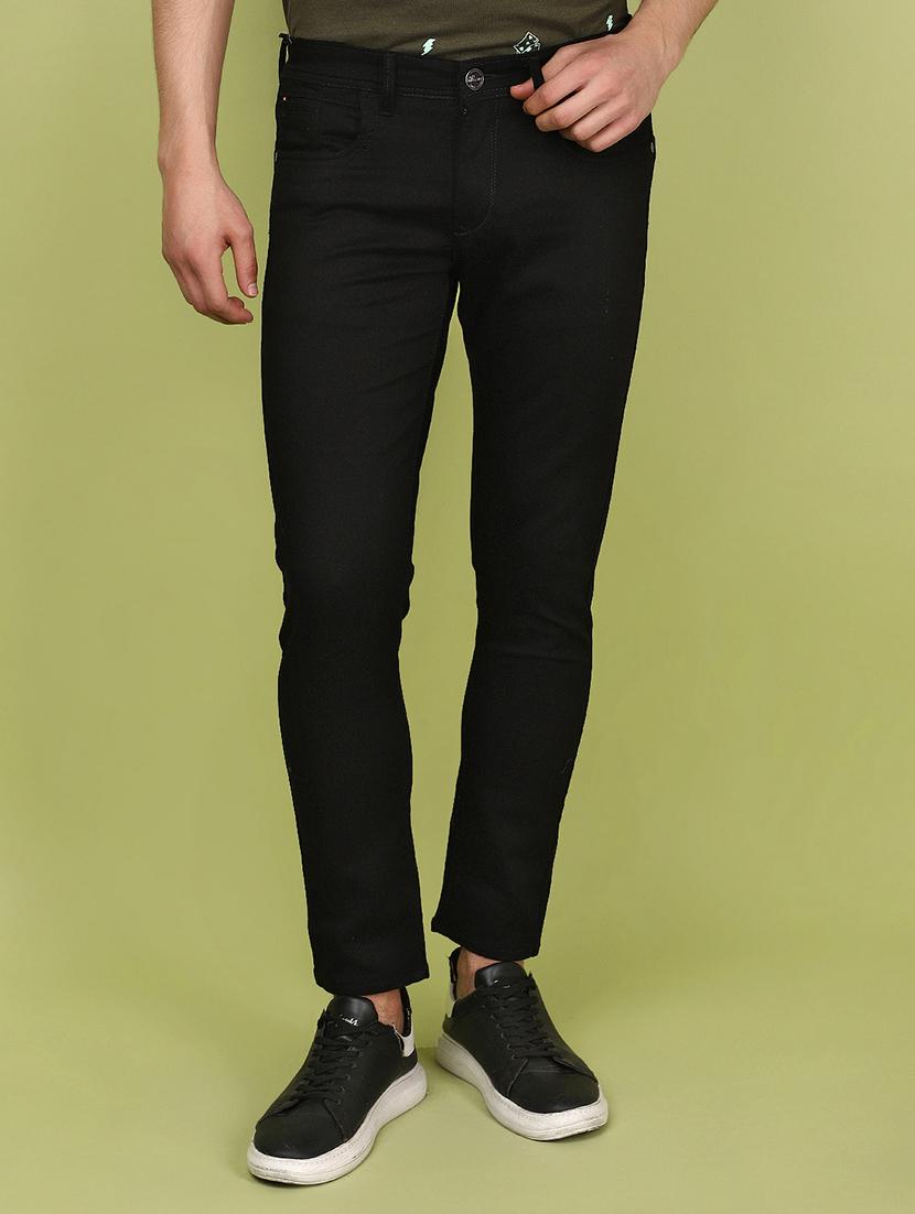 men mid rise plain denim jeans - 21177115 -  Zoom Image - 0