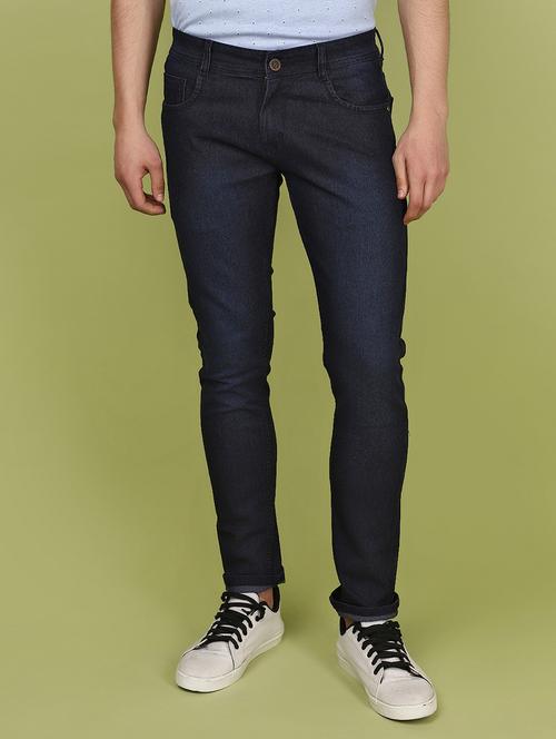 men mid rise plain denim jeans - 21177144 -  Standard Image - 0