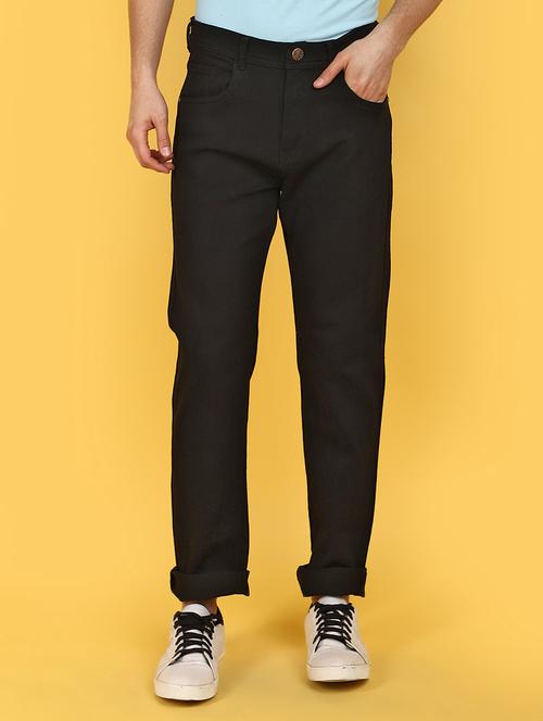 men mid rise plain denim jeans - 21177171 - Standard Image - 0