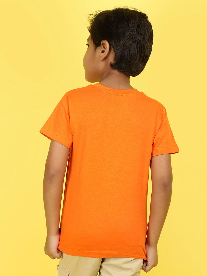 kids boy printed round neck t-shirt - 21177176 - Standard Image - 2
