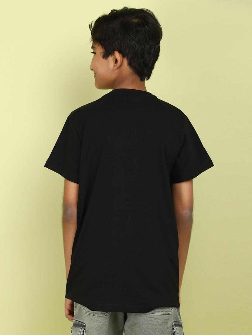 kids boy printed round neck t-shirt - 21177194 - Standard Image - 2