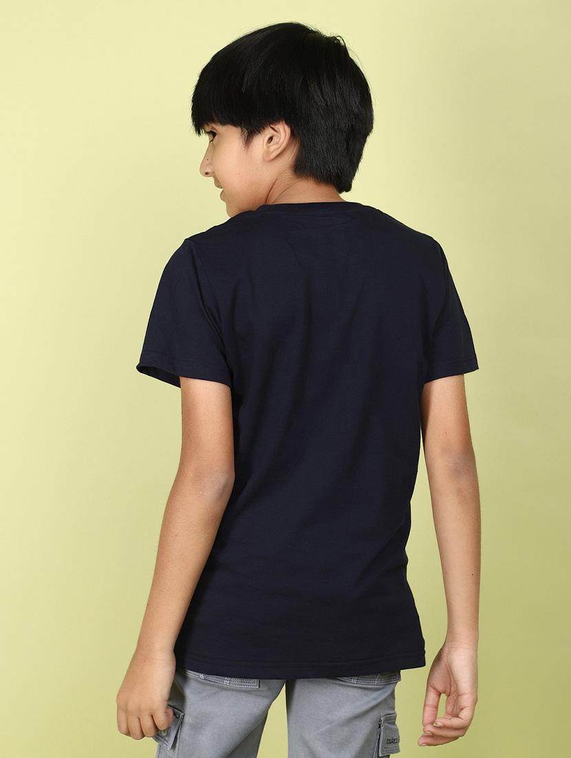 kids boy printed round neck t-shirt - 21177196 - Standard Image - 2